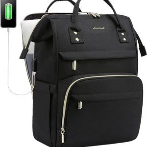 LOVEVOOK Laptop Backpack for Women, Travel with Compartment, Water Resistant